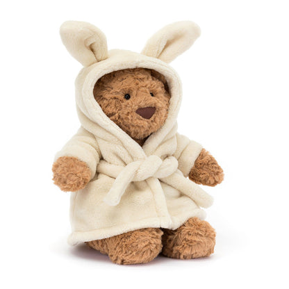 Bartholomew Bear – Cozy Bathrobe Outfit